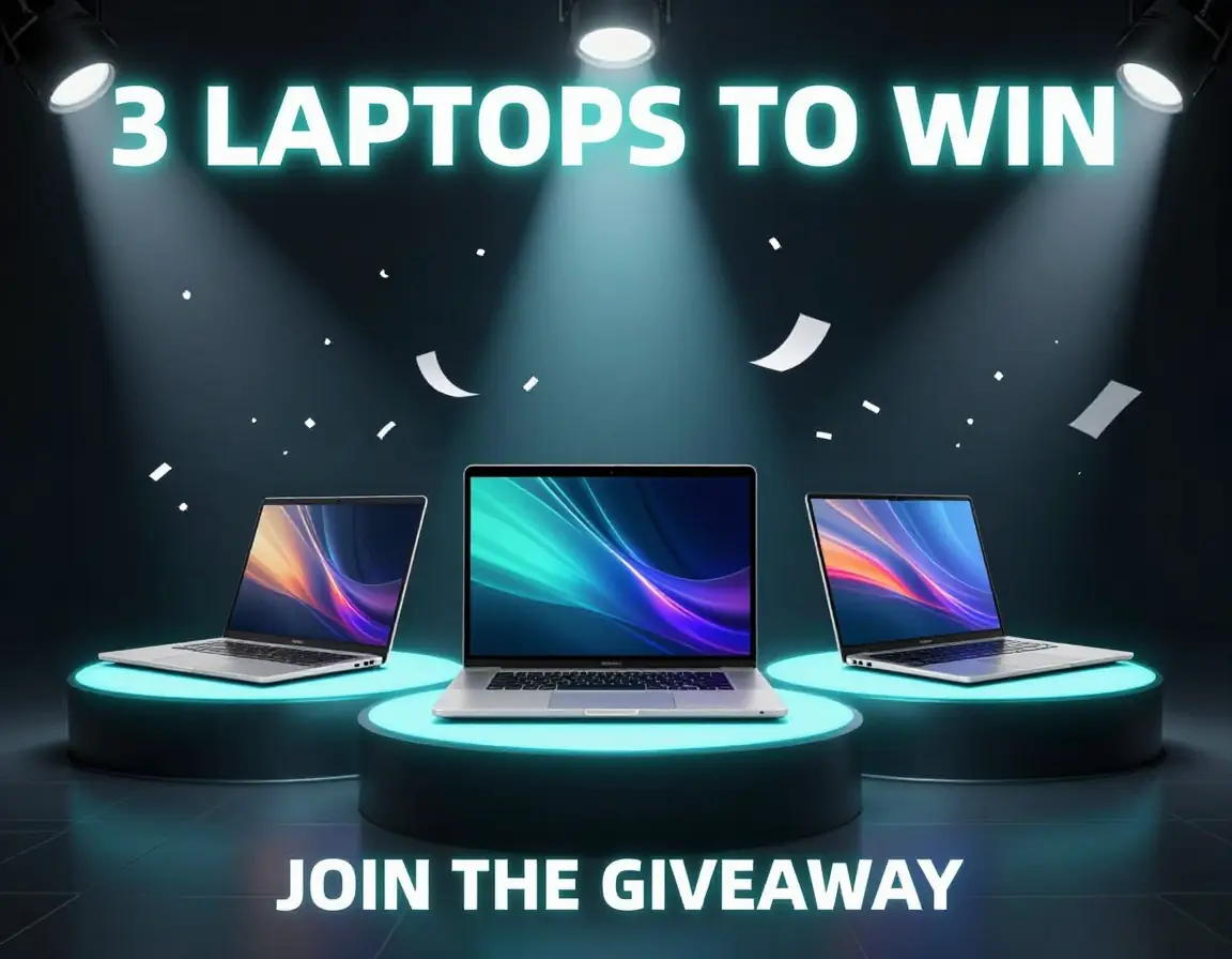 Join Now for a Chance to Win a Laptop